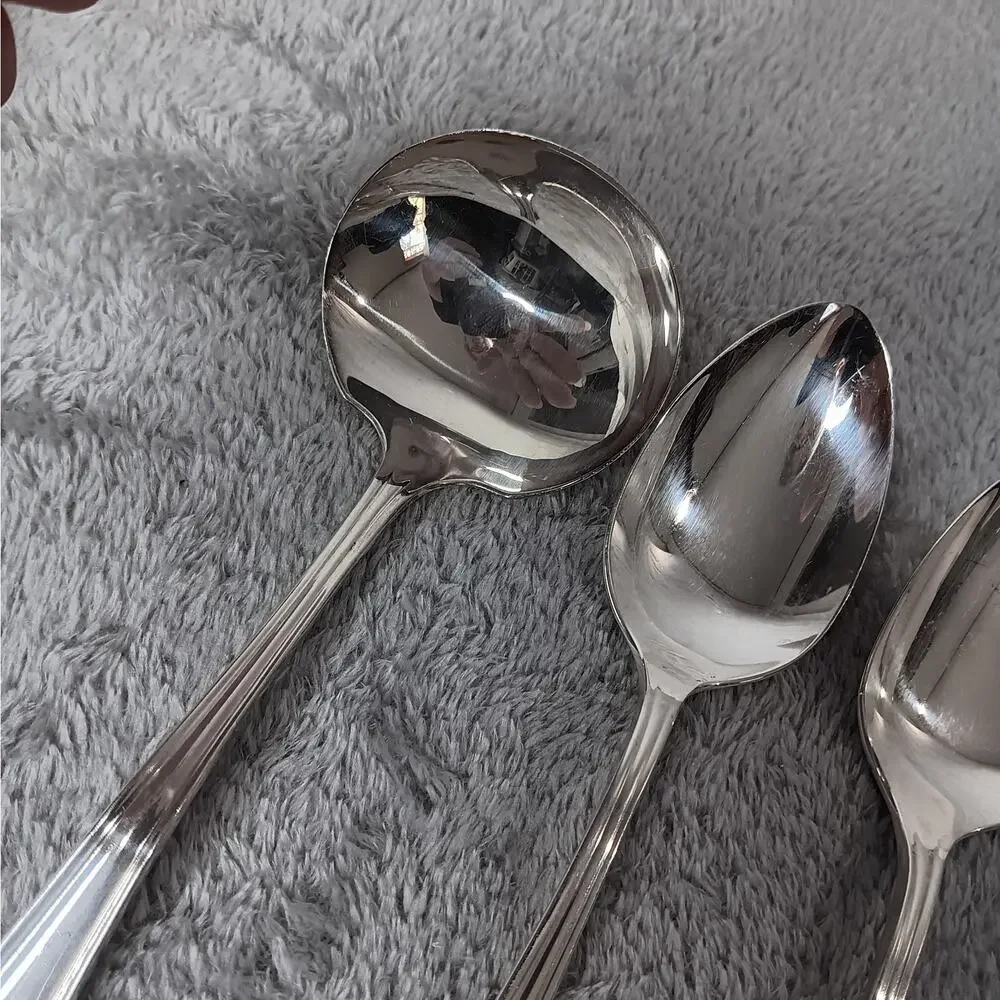 Oneida Silversmiths 6 Piece Hostess Serving Set Clairhill Fairhill Pattern